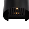 Sunset Round IP65 6W Utendørs vegglampe Svart