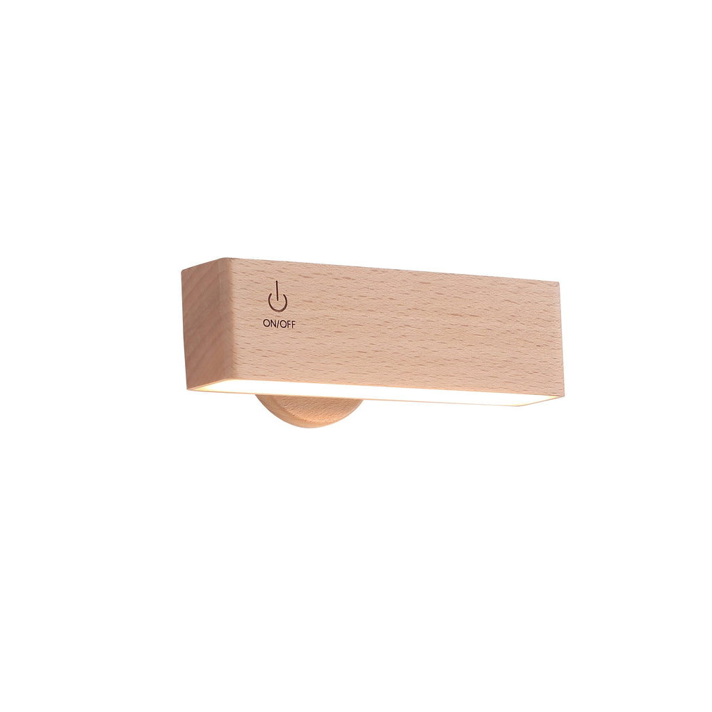 Berk Trådløs Vegglampe Lys Bjørk