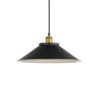 Svart/Messing