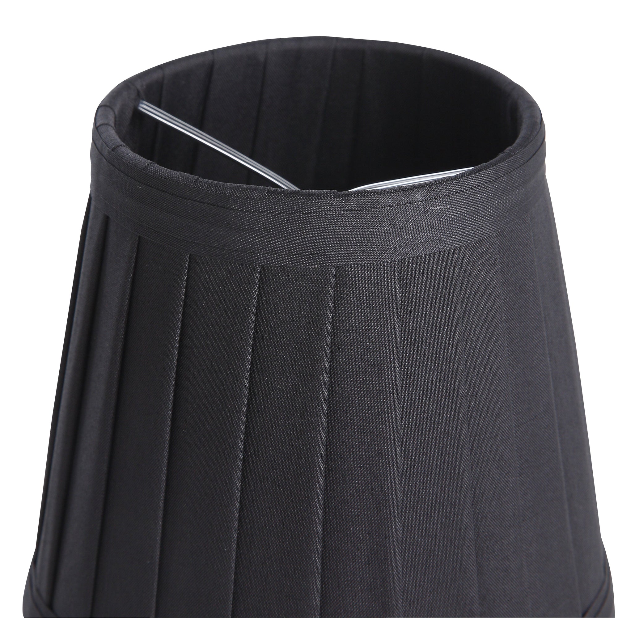 Ljuskrona Lampskärm Klämma Svart-Lampconcept.se