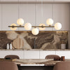 Bubbles Langbordslampe 90 cm Opal