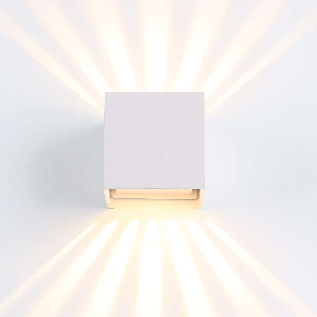 Sunset IP65 6W Utendørs Vegglampe Hvit
