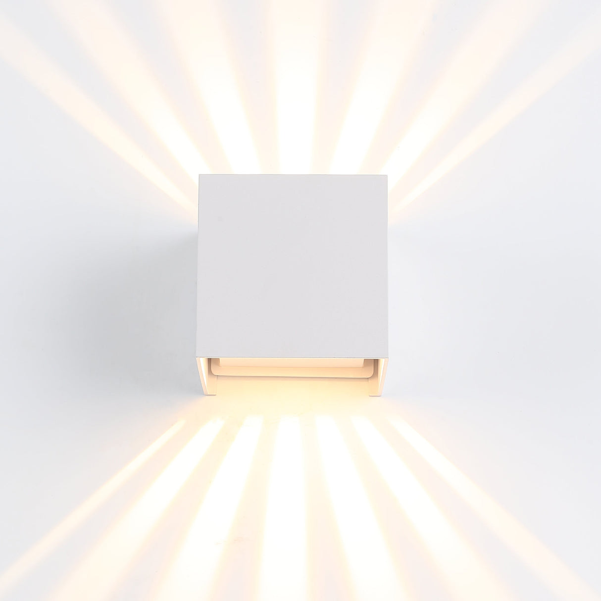 Sunset IP65 6W Utendørs Vegglampe Hvit