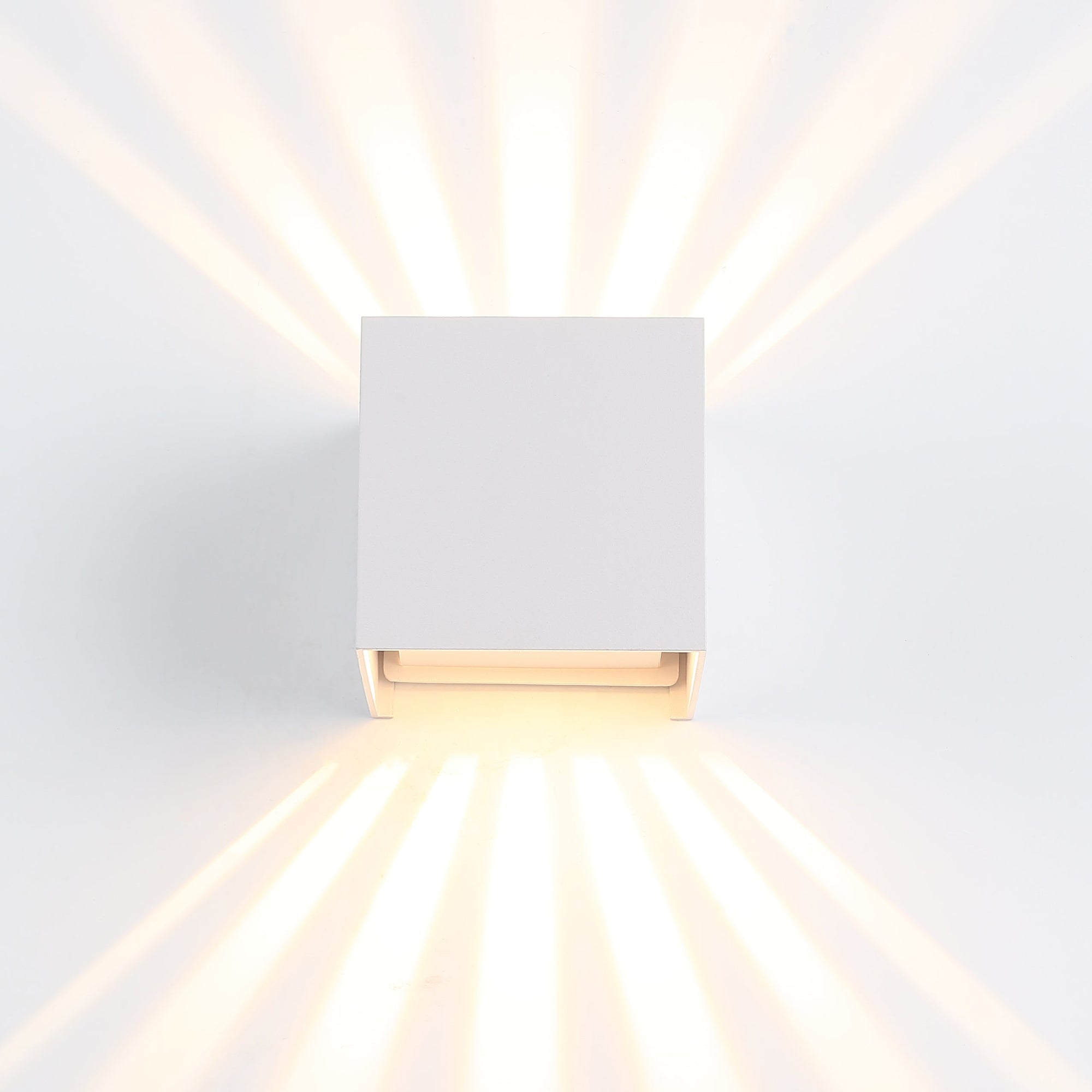 Sunset IP54 6W Utendørs Vegglampe Hvit