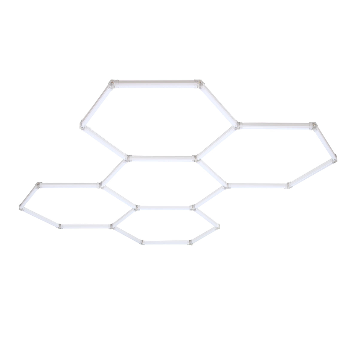 Hexagon Garasje LED 5-Sett 6500K