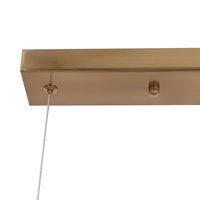 Lugano Langbordslampe Messing/Opal
