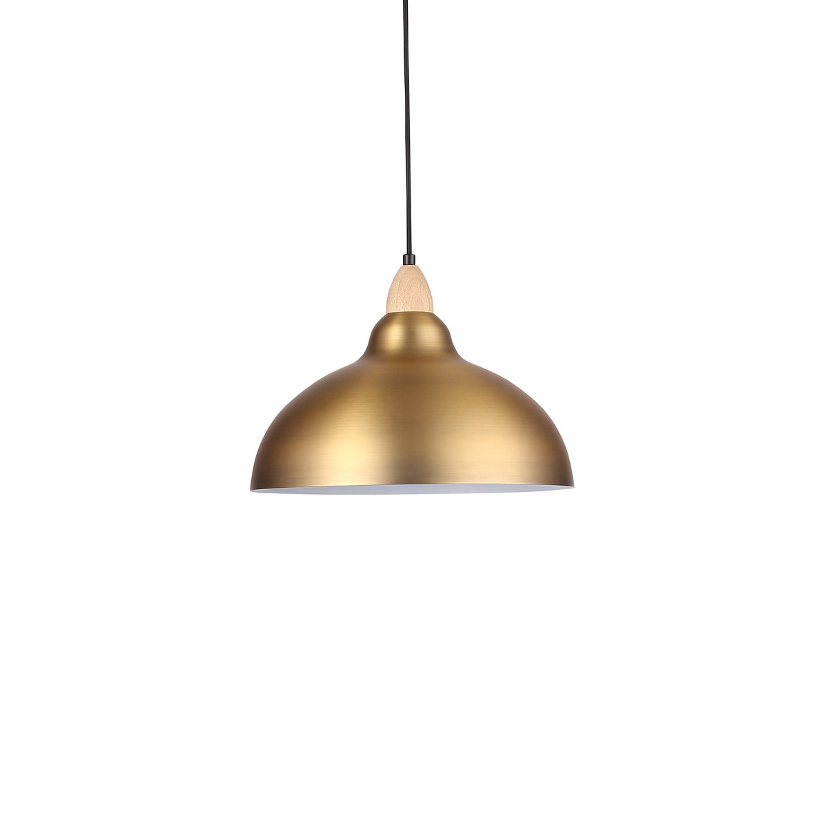 Oak Pendel Ø35 Børstet Messing