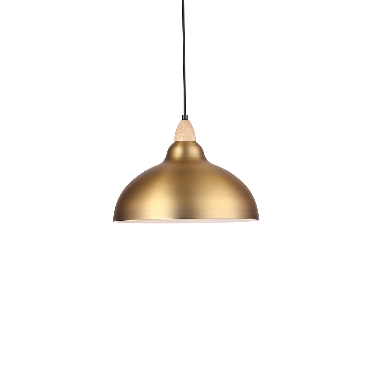 Oak Pendel Ø35 Børstet Messing