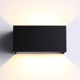 Wide IP54 12W Utendørs Vegglampe Svart