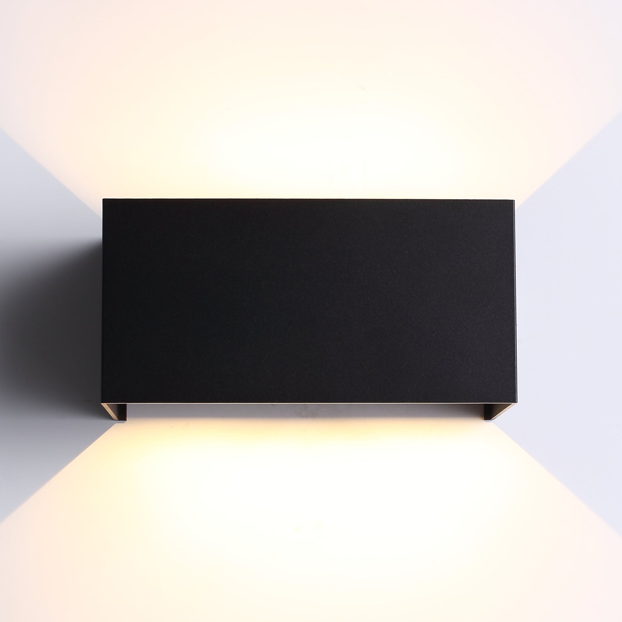 Wide IP54 12W Utendørs Vegglampe Svart