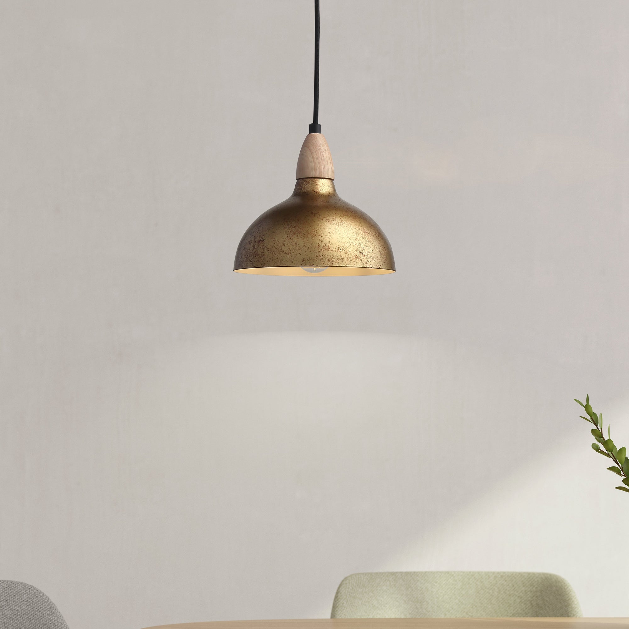 Oak Taklampa Ø19 Antik Mässing-Lampconcept.se