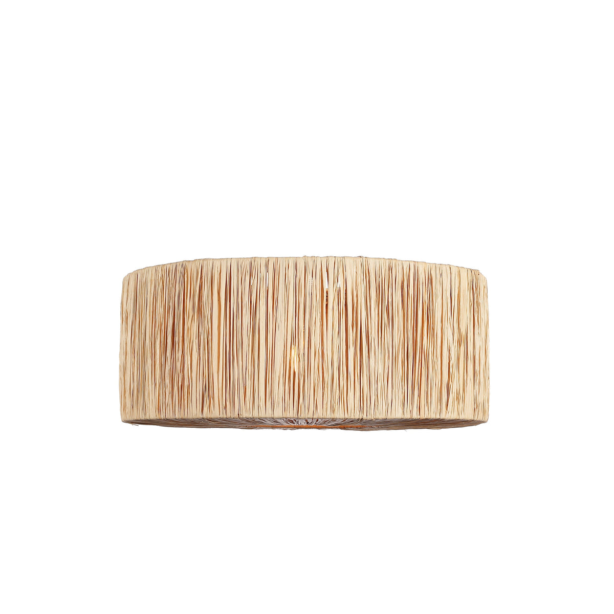 Raffia Taklampe Ø46