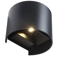 LED Vegglampe Utendørs Rund 5W IP54