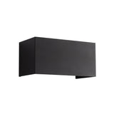 Wide IP54 12W Utendørs Vegglampe Svart