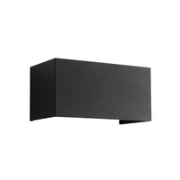 Wide IP54 12W Utendørs Vegglampe Svart