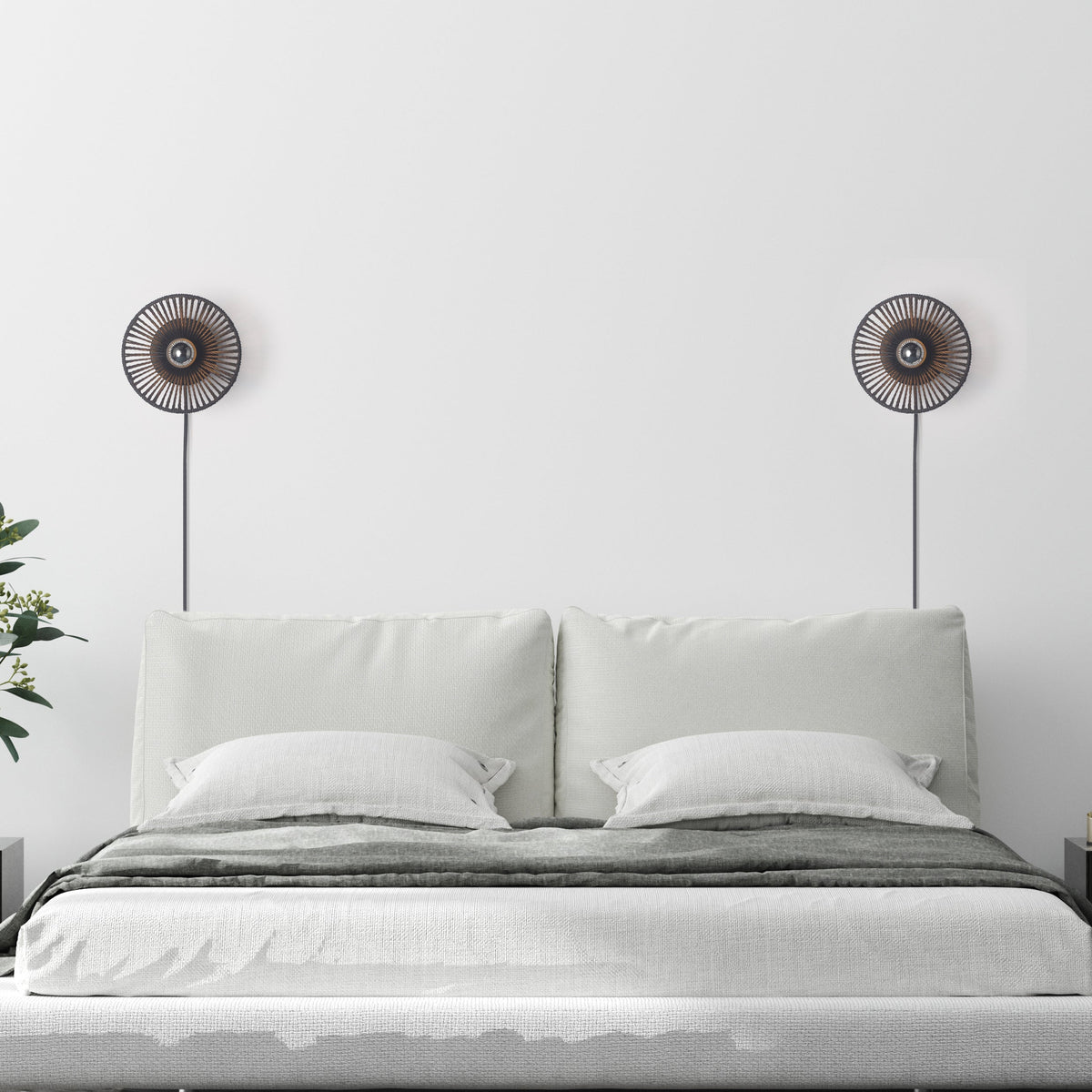 Wave Vegglampe Ø20