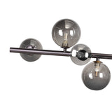 Valencia Langbordslampe Svart Titanium/Smoke