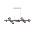Valencia Langbordslampe - Svart Titanium/Smoke
