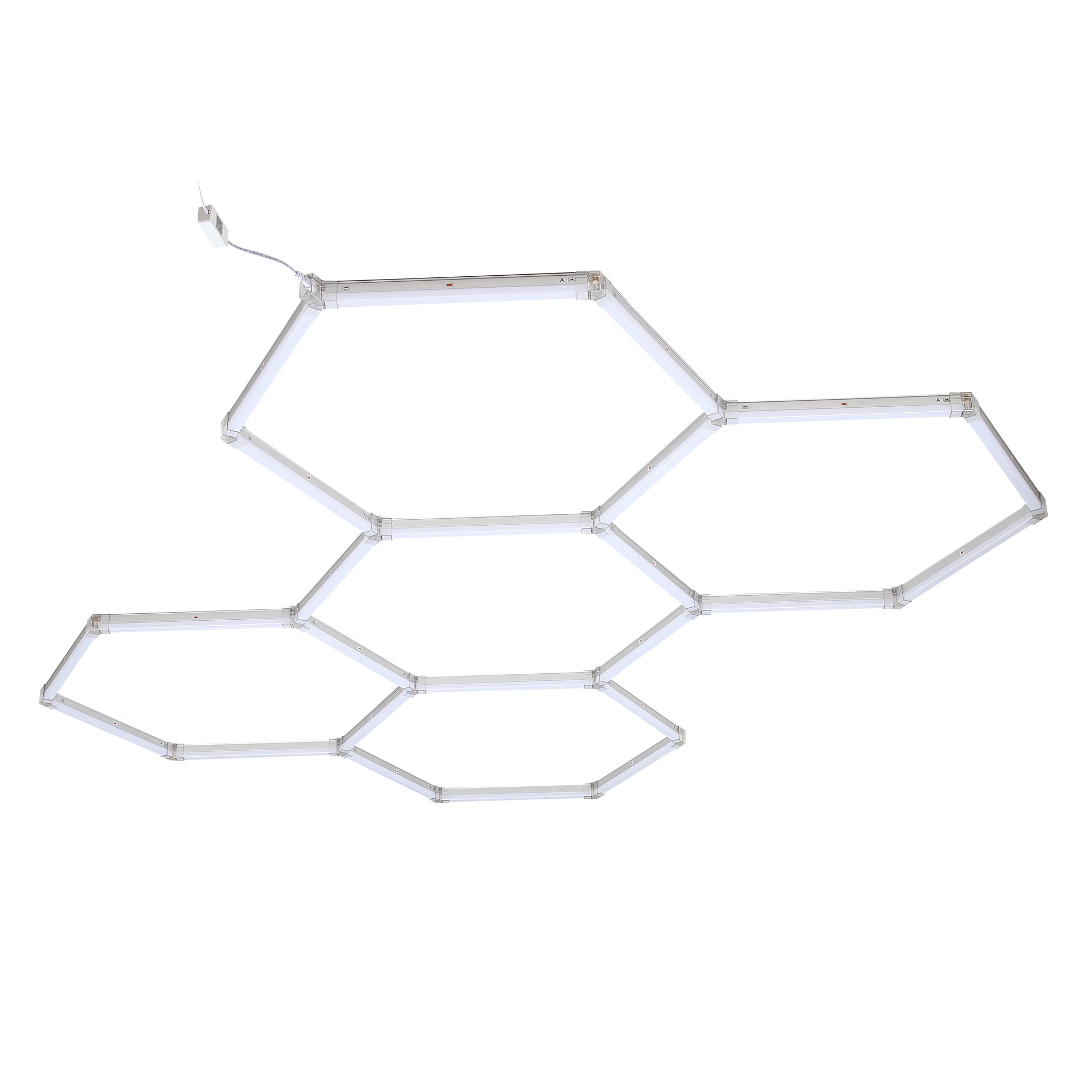 Hexagon Garage LED 5-Set 6500K RGB