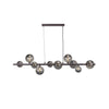 Valencia Langbordslampe Svart Titanium/Smoke