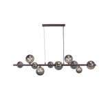 Valencia Langbordslampe Svart Titanium/Smoke