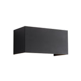 Wide IP54 12W Utendørs Vegglampe Svart