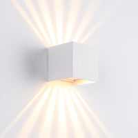 Sunset IP54 6W Utendørs Vegglampe Hvit