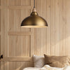 Oak Pendel Ø35 Børstet Messing