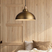 Oak Pendel Ø35 Børstet Messing