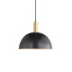 Bowl Pendel Svart/Messing