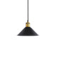 Svart/Messing