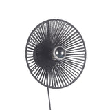Wave Vägglampa Ø30 Sort-Lampconcept.se