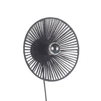 Wave Vägglampa Ø30 Sort-Lampconcept.se