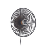 Wave Vägglampa Ø30 Sort-Lampconcept.se