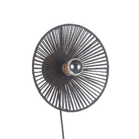 Wave Vägglampa Ø30 Sort-Lampconcept.se