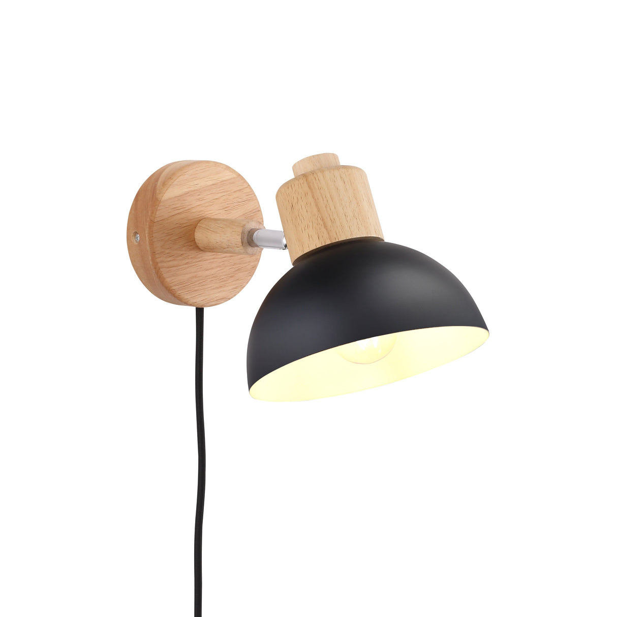 Boom Vegglampe Svart