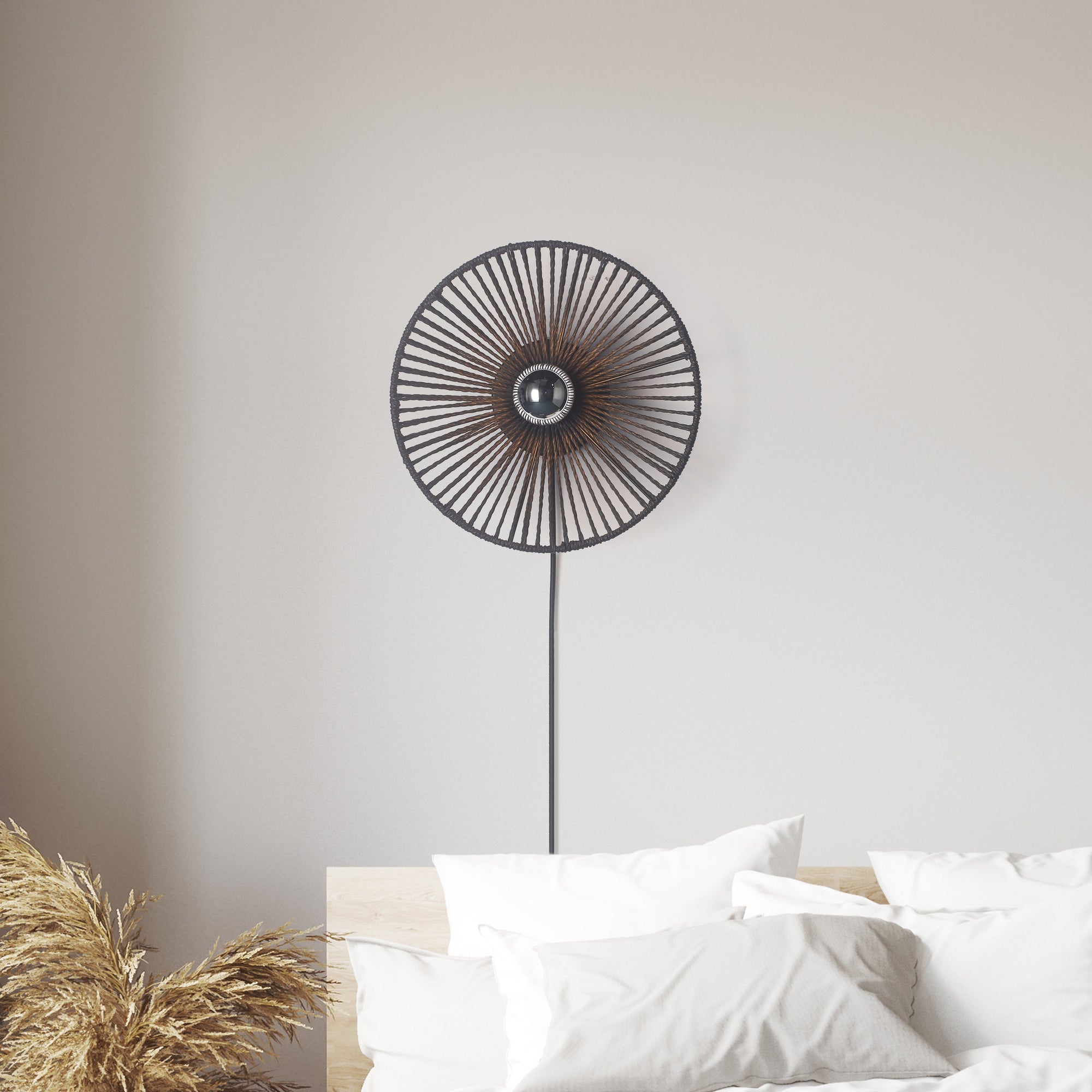 Wave Vegglampe Ø30