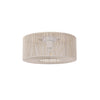 Braided Taklampe Ø46 Raw White