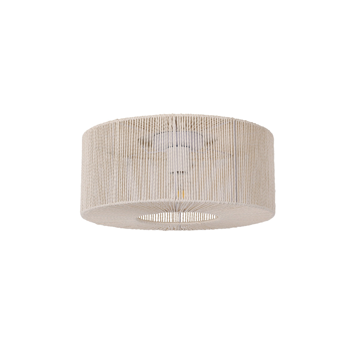 Braided Taklampe Ø46 Raw White