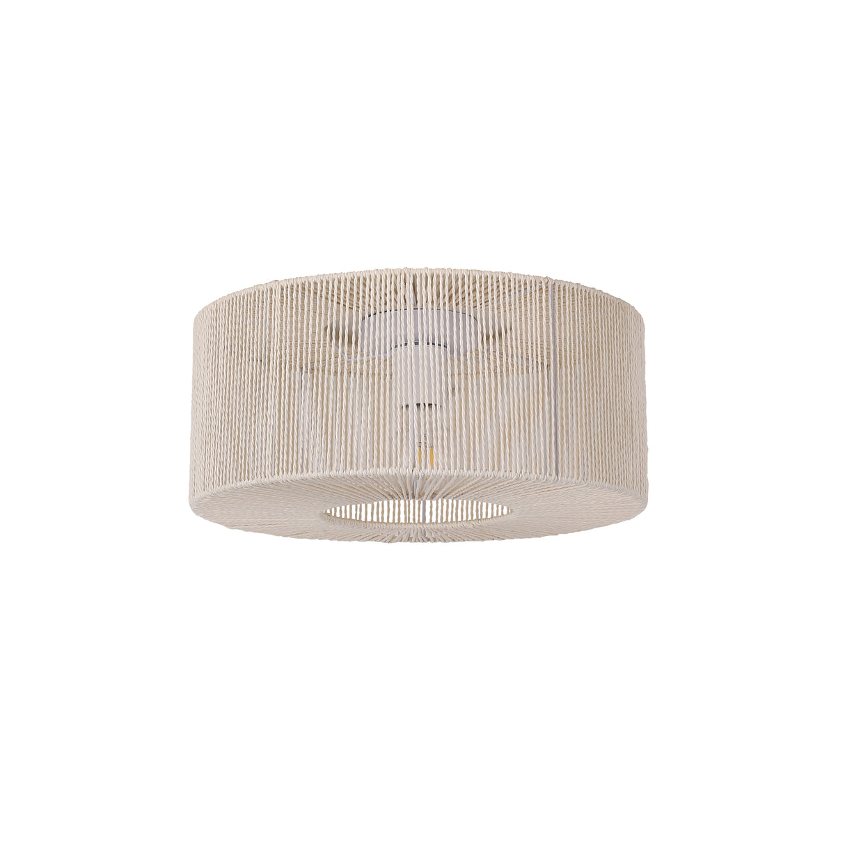 Braided Taklampe Ø46 Raw White