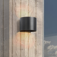 LED Vegglampe Utendørs Rund 5W IP54