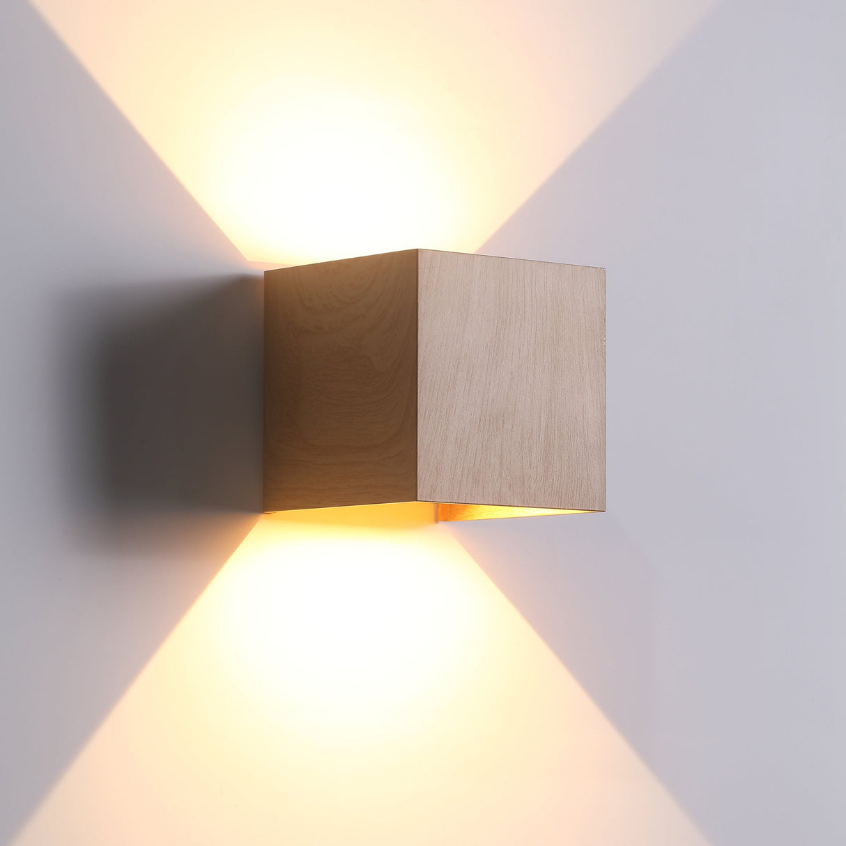 LED Vegglampe IP65 6W Utendørs Wood