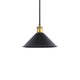 Svart/Messing