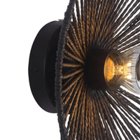 Wave Vägglampa Ø30 Sort-Lampconcept.se
