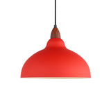 Oak Taklampa Ø35 Röd-Lampconcept.se