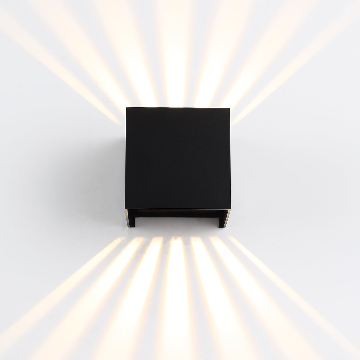 Sunset IP65 6W Utendørs Vegglampe Svart
