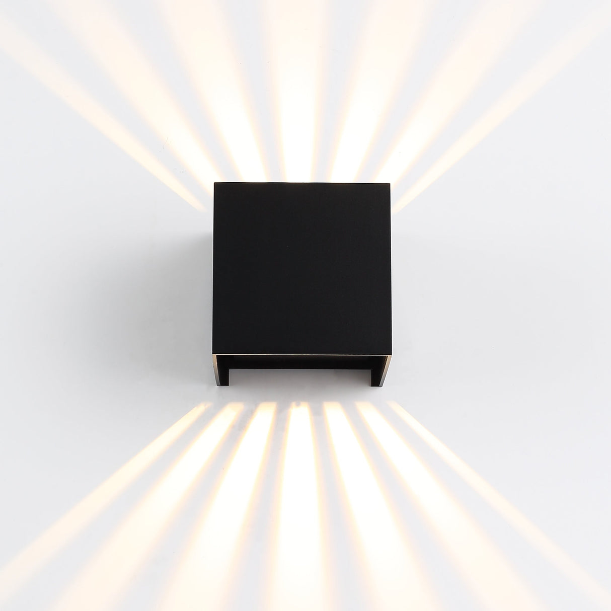 Sunset IP65 6W Utendørs Vegglampe Svart