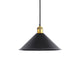 Svart/Messing