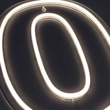 Tall 0 Neonskilt