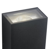 LED Vägglampa Utomhus H16cm IP65 6W Svart-Lampconcept.se